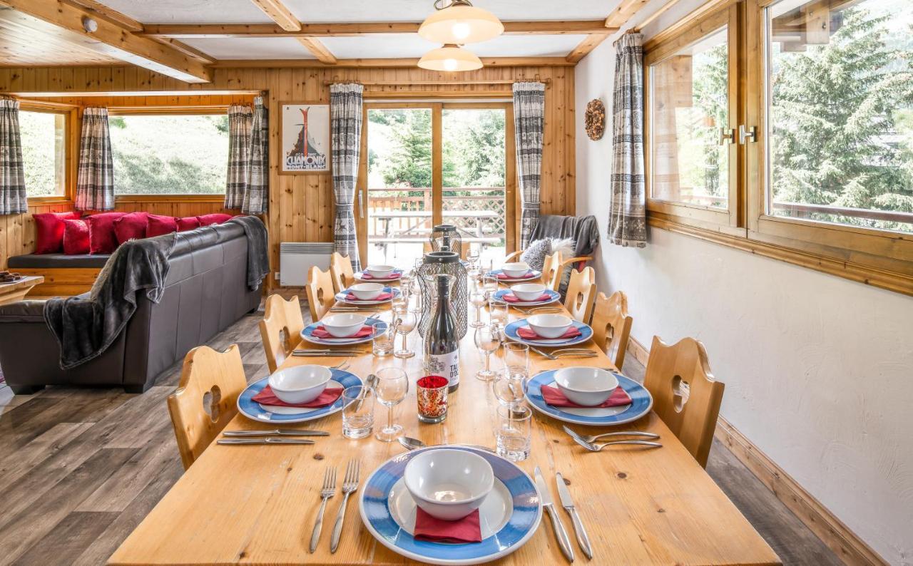 Chalet Himalaya , 10 Person Chalet With 5 Ensuite Bedrooms And Outdoor Jacuzzi In Meribel Centre Exterior foto